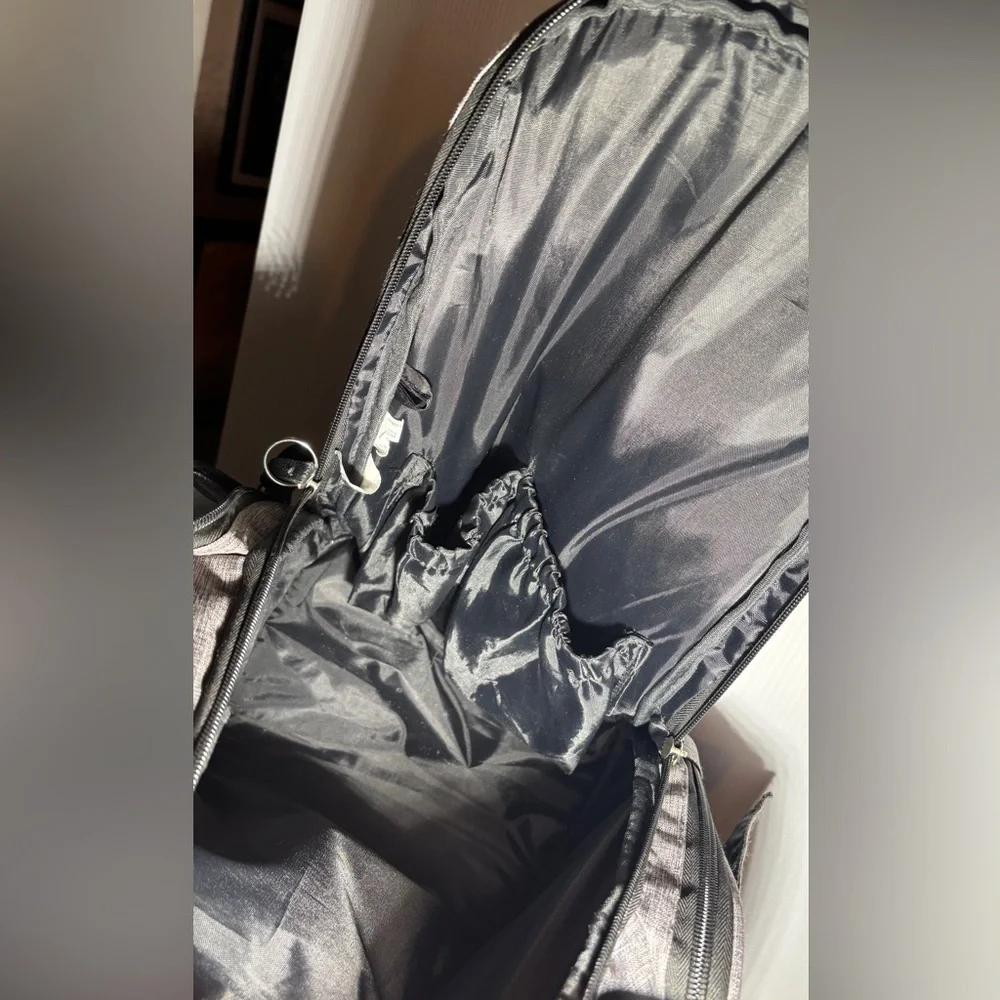 Baby boom gray diaper backpack